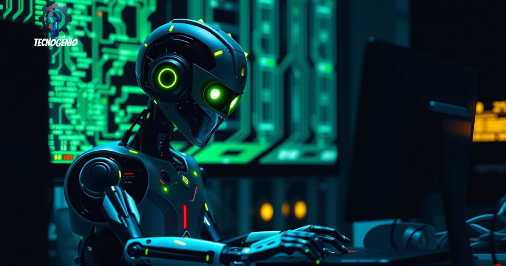 Roubou o humanoide praticando programação
