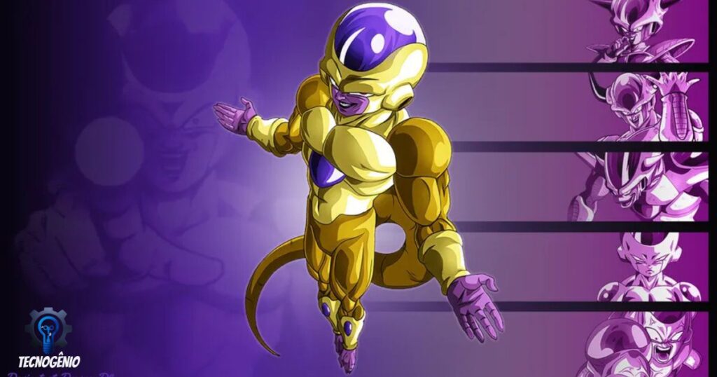 Freeza demostrando grande poder
