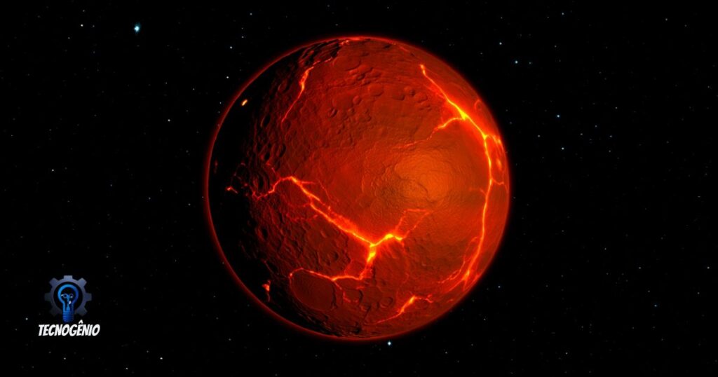 Sol do planeta k2 - 18b imagem criada por ia