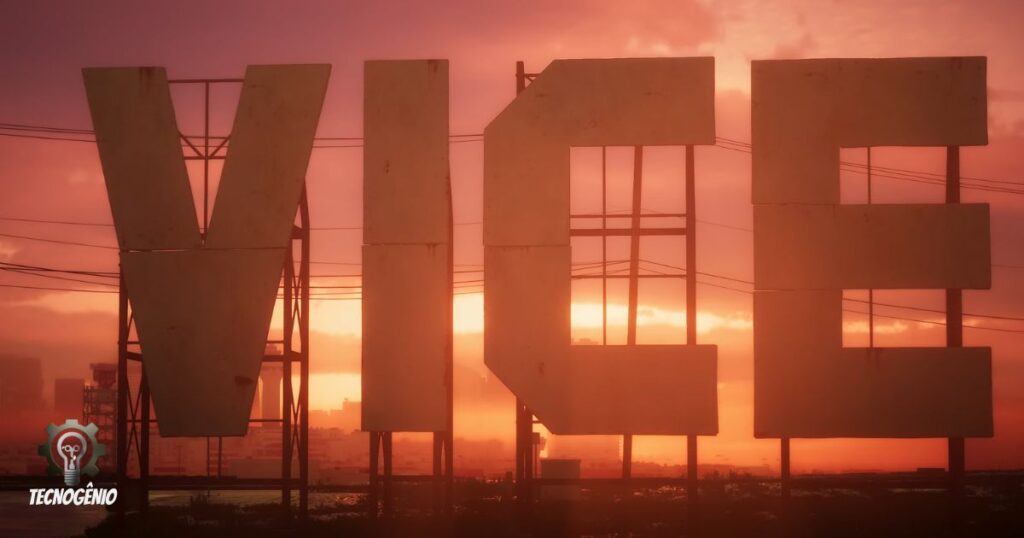 imagem mostra que gta 6 ira passar um vice city