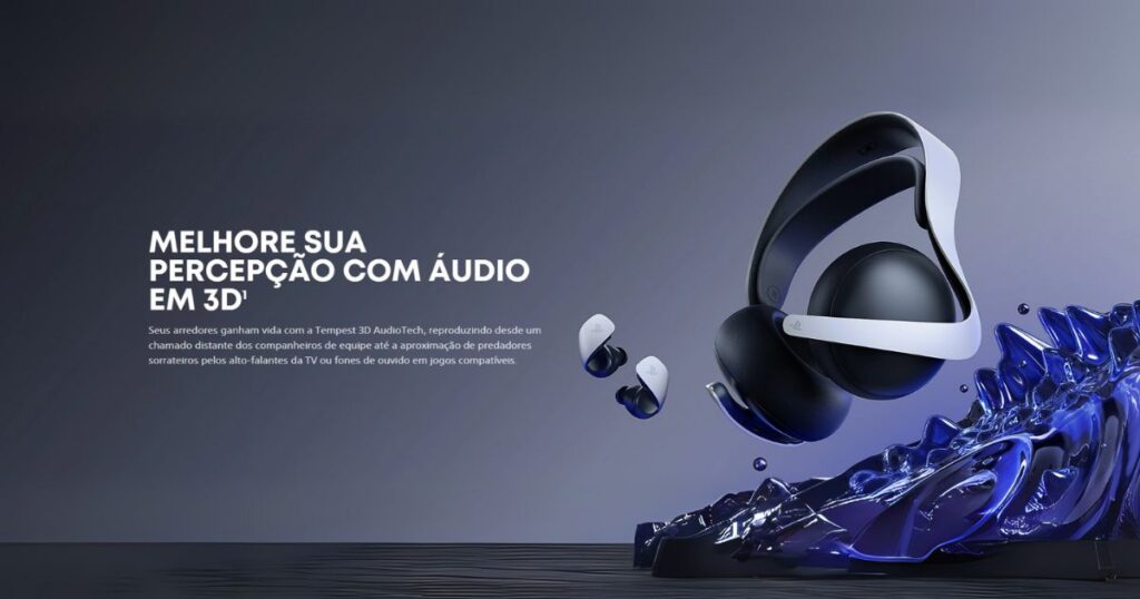 Console PlayStation 5 - som em 3D