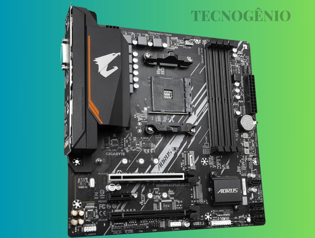 Placa Mãe B550M - com suporte para ssds m2