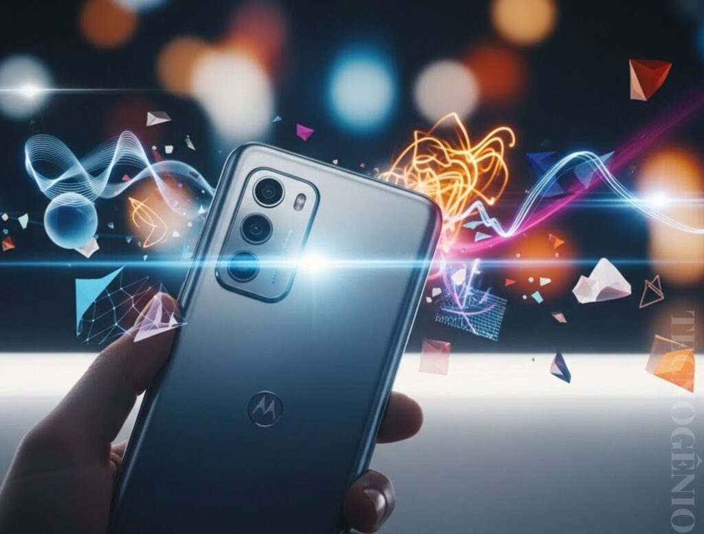 Motorola - imagem futurista de smartphone