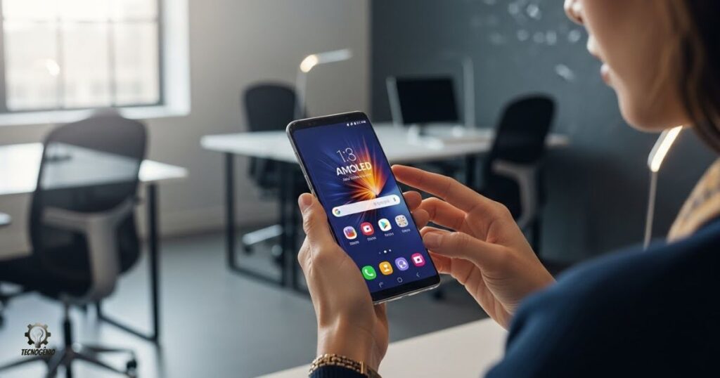 celulares Samsung - pessoal mexendo