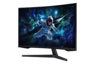 Monitor Gamer Samsung Odyssey G5 32 polegadas QHD 165Hz tela curva preto