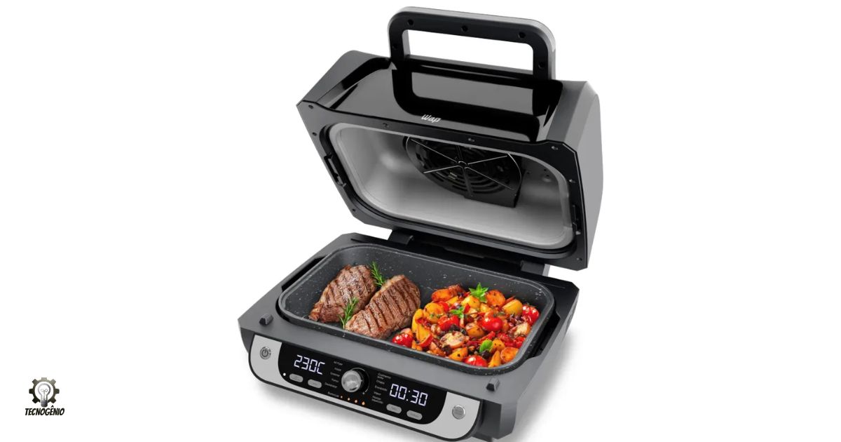 Painel digital da Air Fryer WAP Barbecue