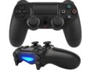 Controle Sem Fio Bluetooth para PS4 Redfin preto compatível com Playstation 4, PC e Smart TV.